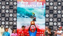 Jorgann sur le Podium finale Seat Pro Netanya
