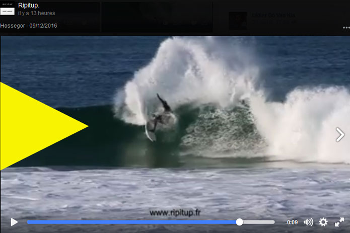 Jorgann Couzinet vidéo Hossegor